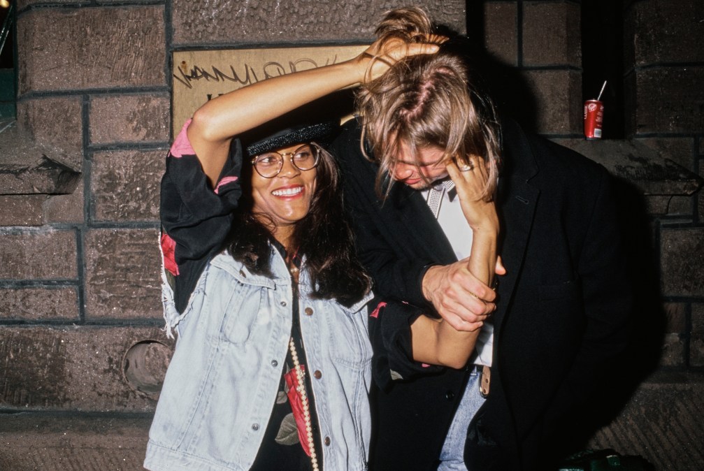 American actress Robin Givens and Brad Pitt
