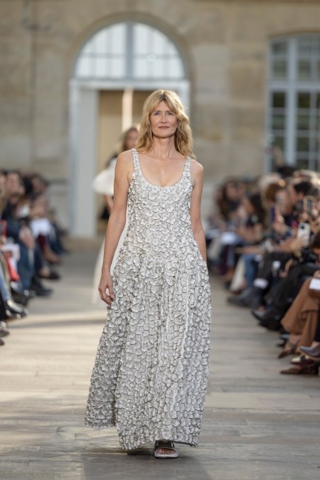 Laura Dern walks the runway 