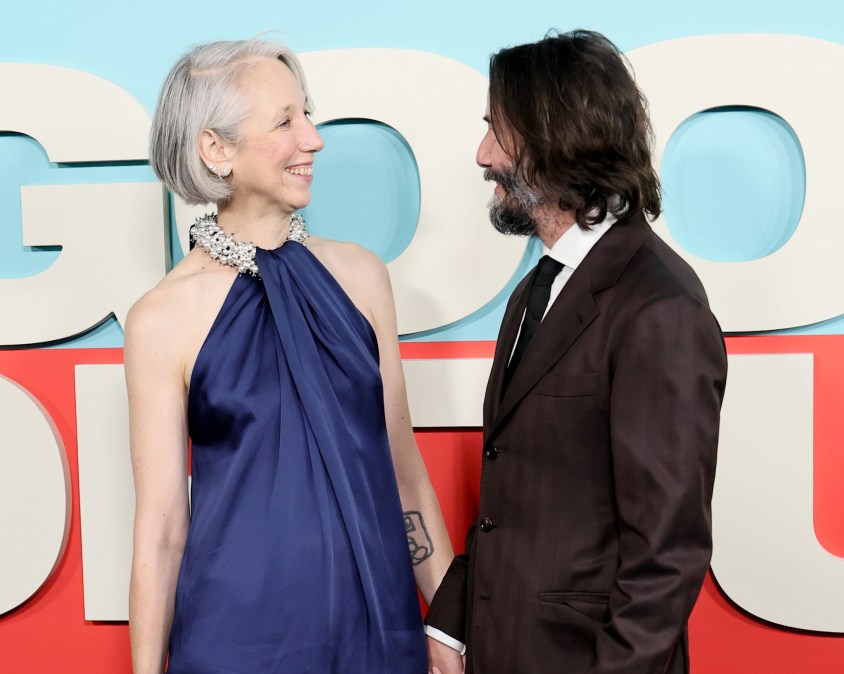 Alexandra Grant and Keanu Reeves