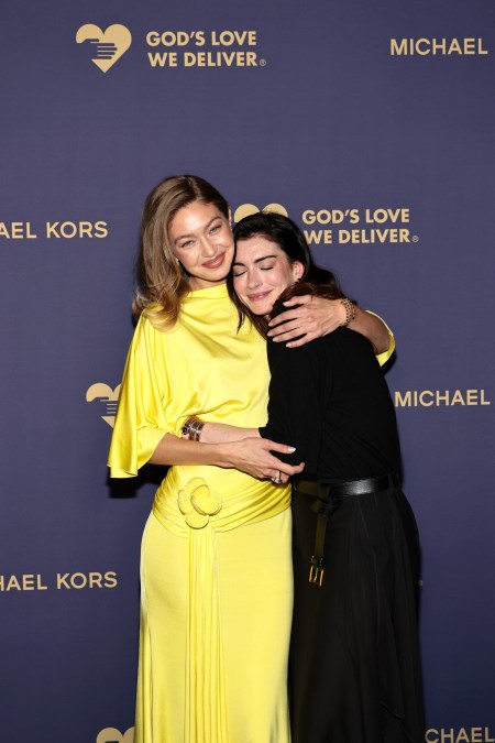 Anne Hathaway with Gigi Hadid
