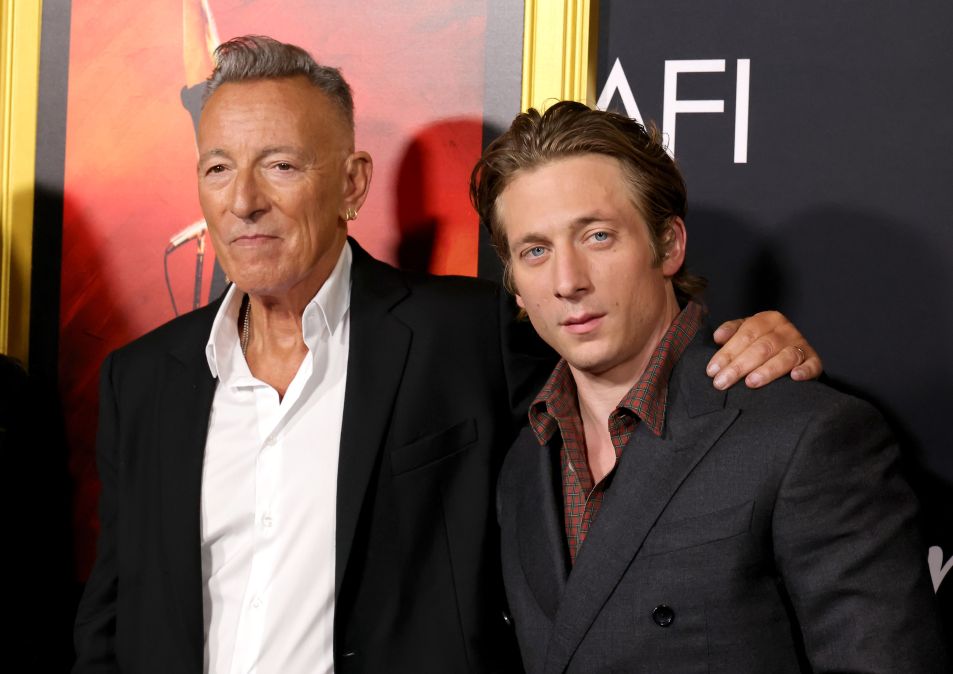 Bruce Springsteen and Jeremy Allen White