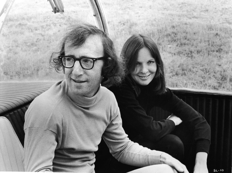 American actors Woody Allen and Diane Keaton