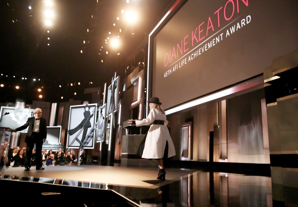 Director Woody Allen and honoree Diane Keaton