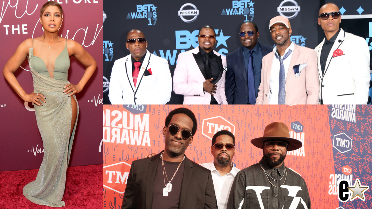 Toni Braxton, New Edition (Michael Bivins, Ricky Bell, Johnny Gill, Ralph Tresvant, Ronnie DeVoe), Boyz II Men (Shawn Stockman , Nathan Morris, Wanya Morris)