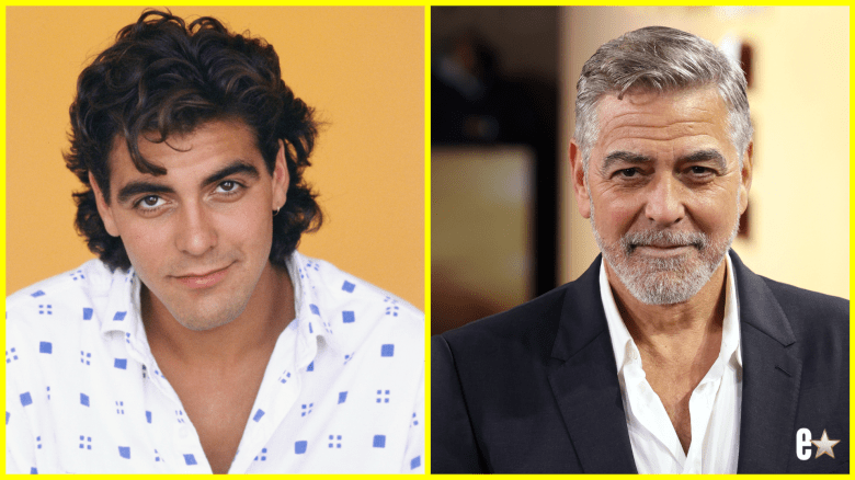 George Clooney long hair 1990