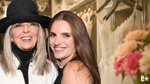 Diane Keaton daughter wedding gown Details