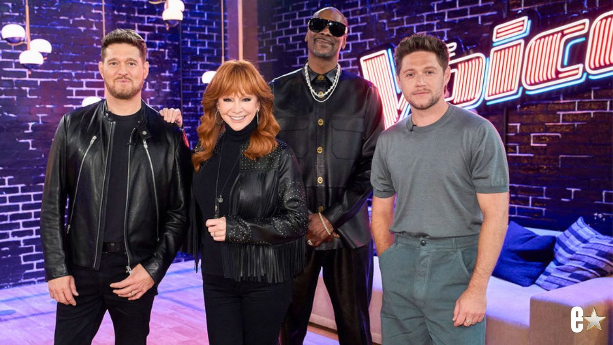 "The Voice" season 28 coaches Michael Buble, Reba McEntire, Snoop Dogg, and Niall Horan