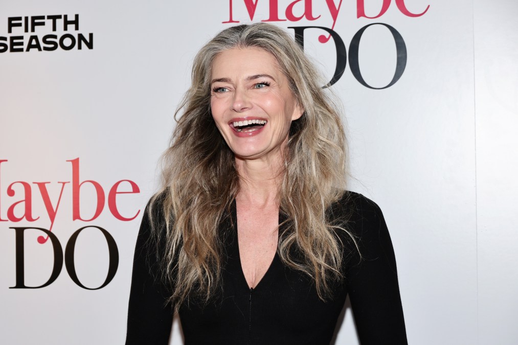 Paulina Porizkova attends a special screening of "Maybe I Do"