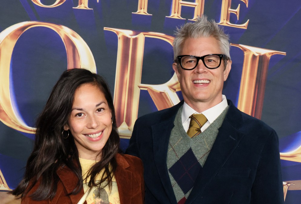 Emily Ting and Johnny Knoxville