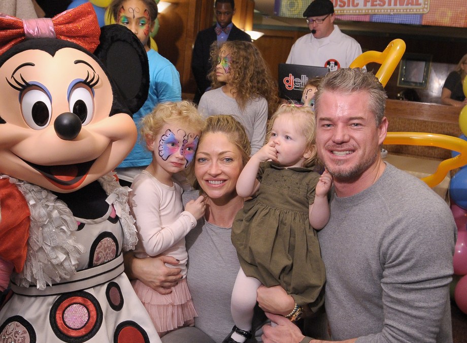 Georgia Dane, actress Rebecca Gayheart, Billie Beatrice Dane, and actor Eric Dane attend Disney Live! Mickey's Music Festival