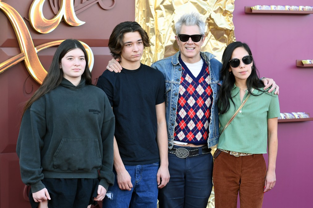  Arlo Clapp, Rocko Akira Clapp, Johnny Knoxville and Emily Ting
