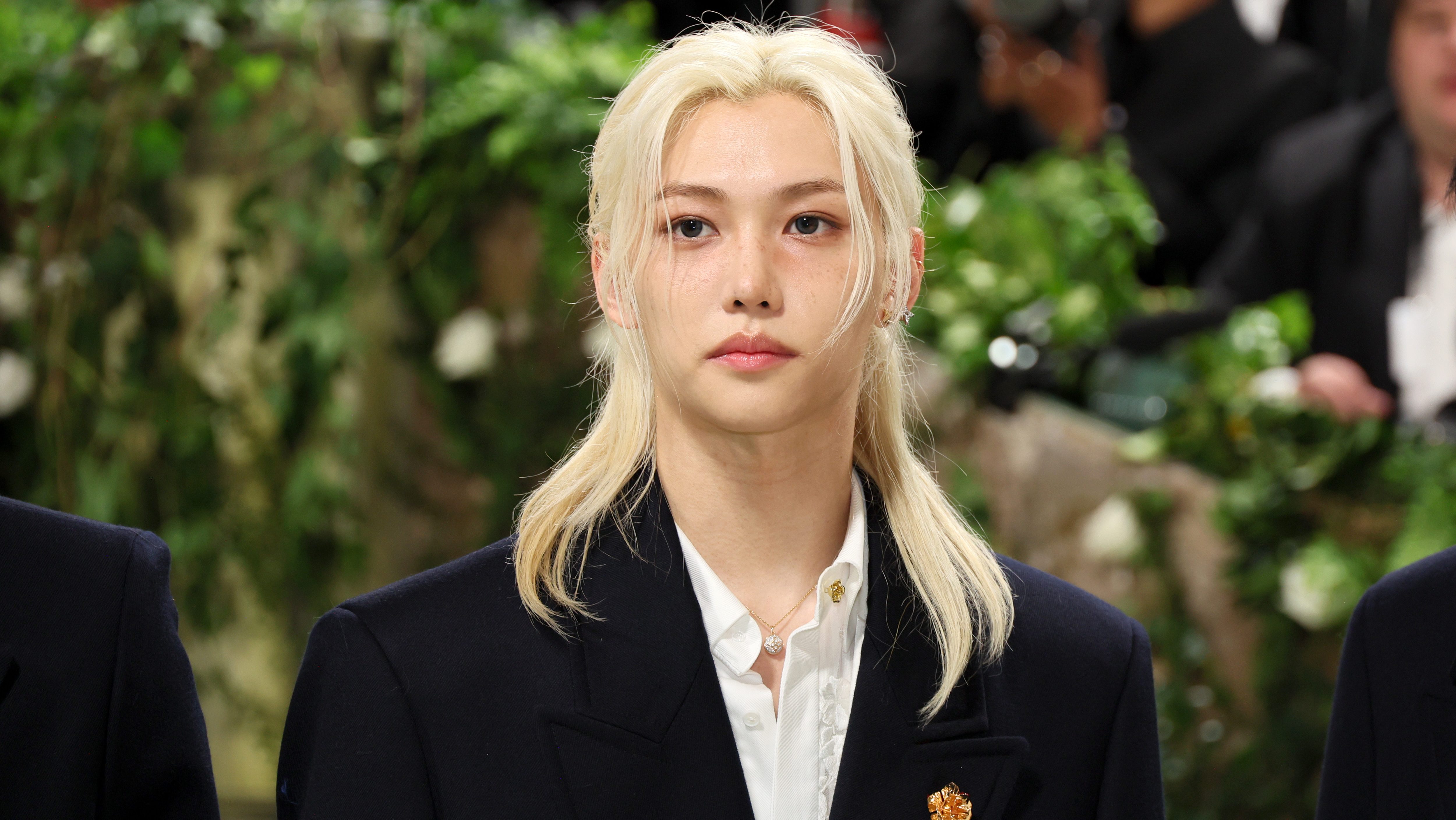 Felix of Stray Kids attends The 2024 Met Gala Celebrating "Sleeping Beauties: Reawakening Fashion"