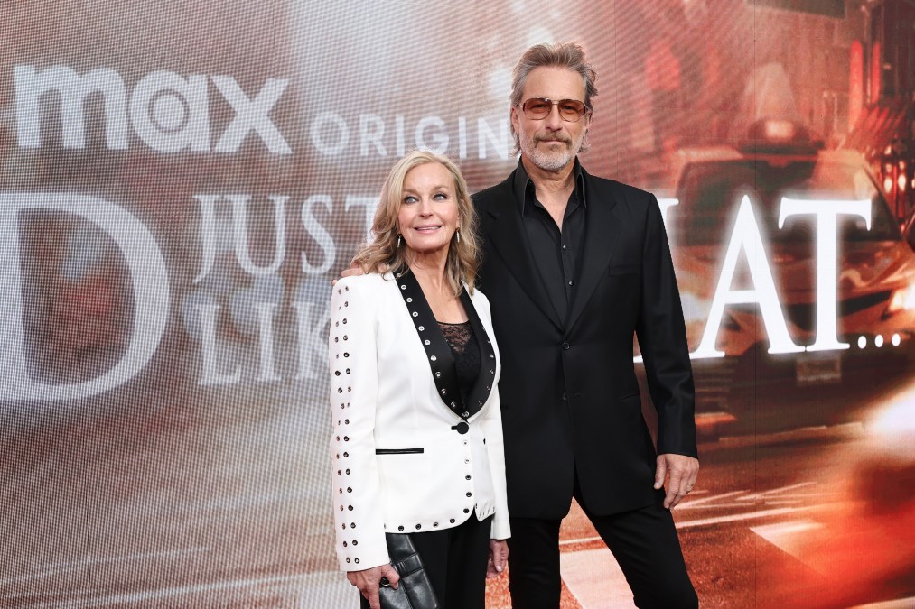 Bo Derek and John Corbett