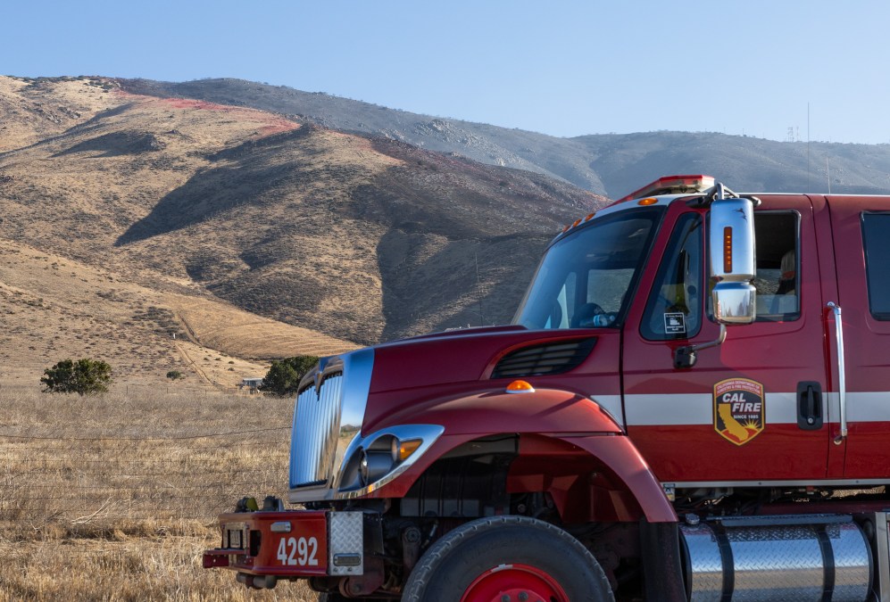The Hawk fire followup in Acton, CA on Friday, Aug. 15, 2025.
