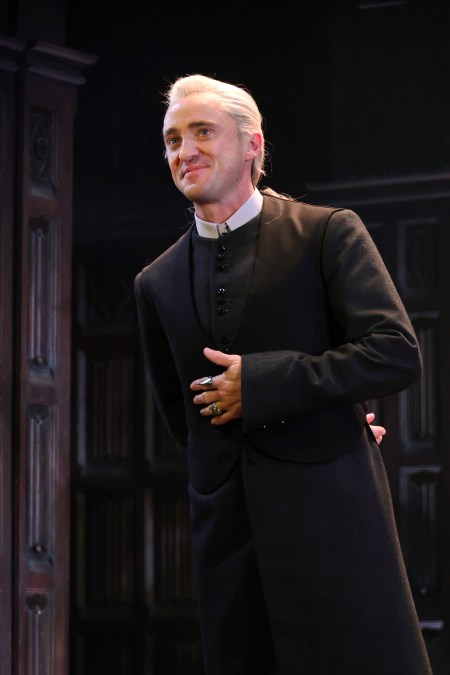 Tom Felton takes his curtain call.