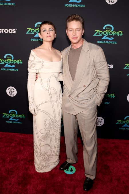 Josh Dallas and Ginnifer Goodwin pose for photos