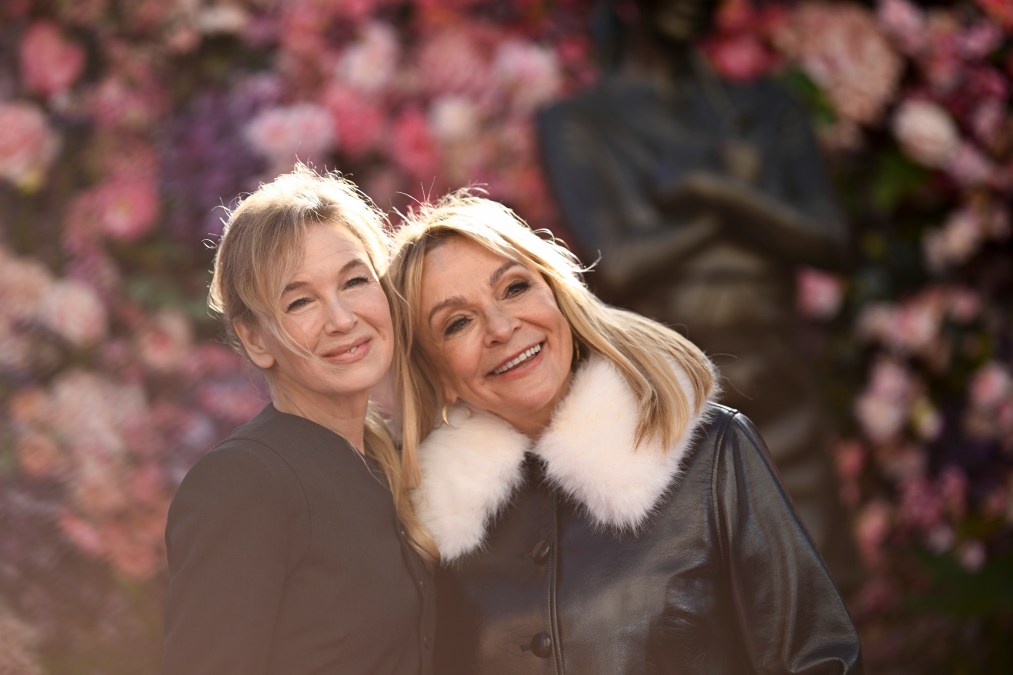 Helen Fielding and Renée Zellweger