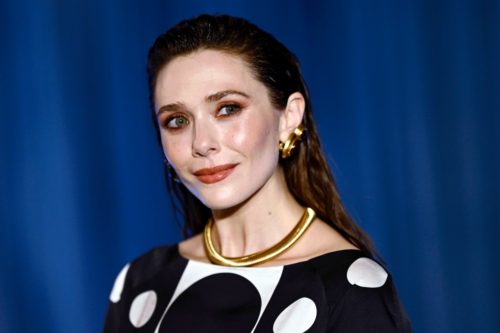 Elizabeth Olsen attends the "Eternity" UK Premiere 