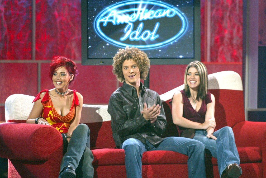 Nikki McKibbin, Justin Guarini and Kelly Clarkson