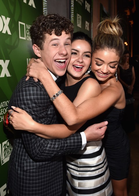 Actors Nolan Gould, Ariel Winter, and Sarah Hyland 