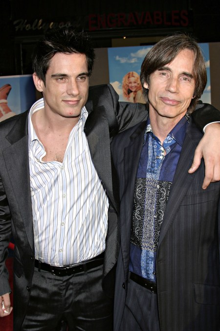 Actor Ethan Browne and father Jackson Browne