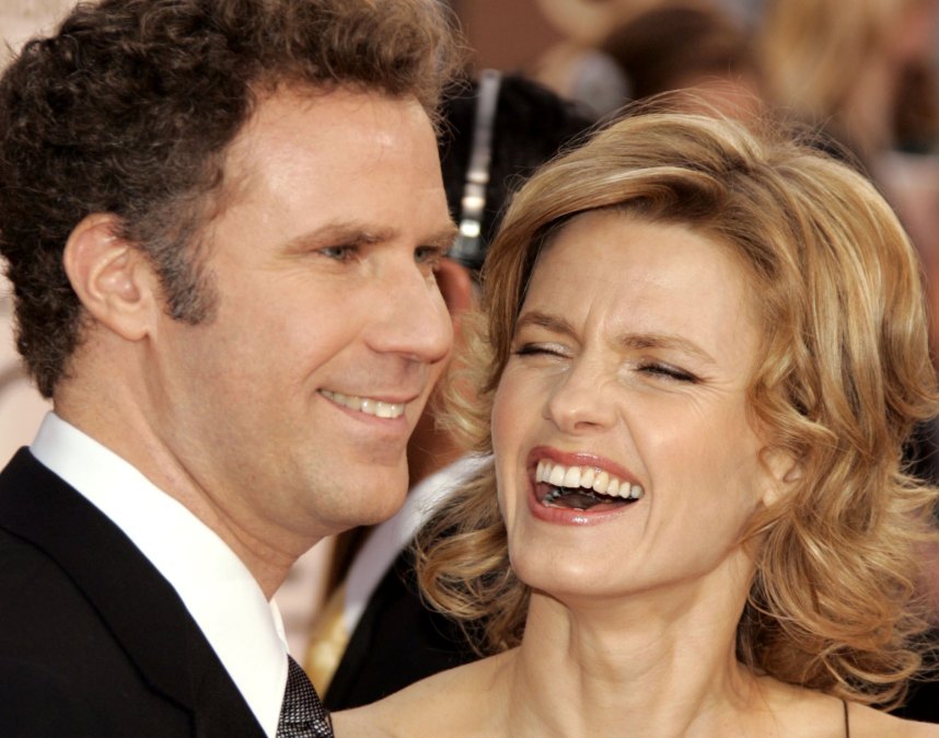 Actor Will Ferrell and Viveca Paulin 