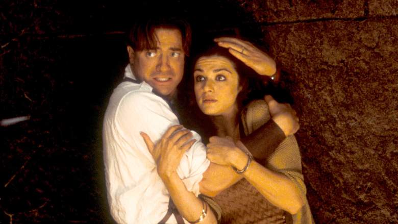 Brendan Fraser and Rachel Weisz