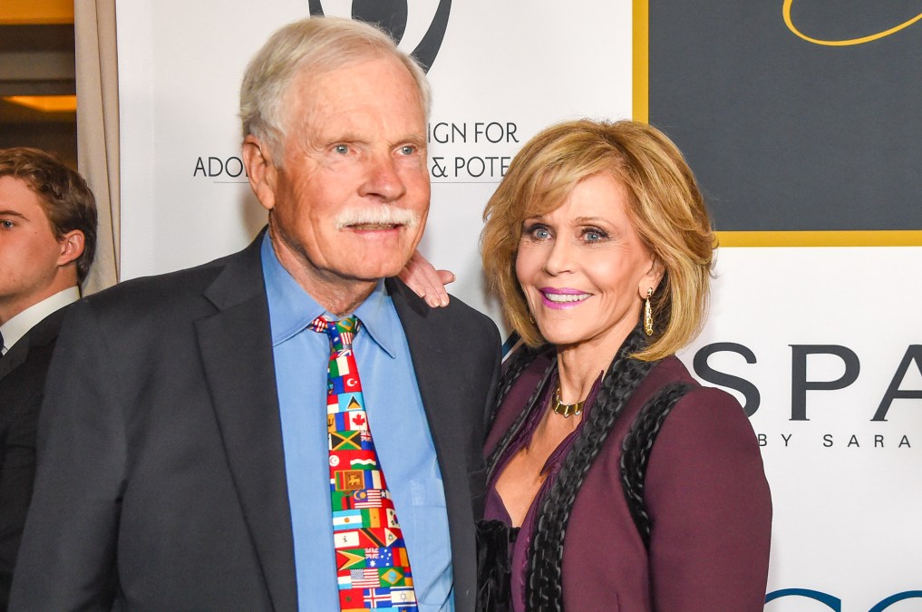 Ted Turner and Jane Fonda 