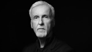 James Cameron poses for a portrait photo