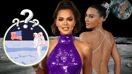Khloé Kardashian Says She’s to Blame for Kim Believing the Moon Landing Was Fake