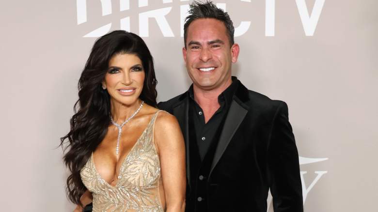 Teresa Giudice (L) and Louie Ruelas attend 2023 Variety's Women Of Reality TV at Spago on November 29, 2023 in Beverly Hills, California