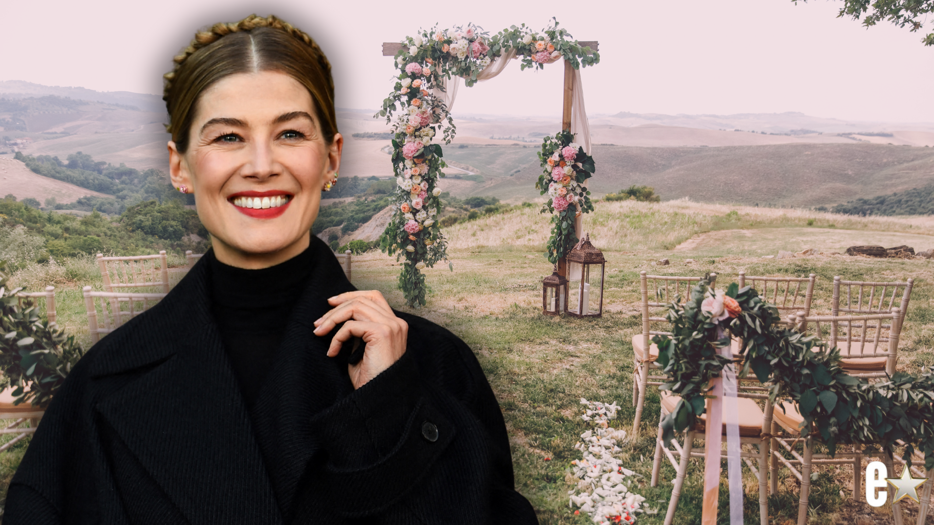 Rosamund Pike secret marriage Robie Uniacke