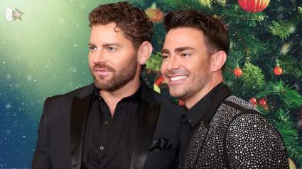 Jonathan Bennett’s Husband Has Risky Role Behind the Scenes of ‘Finding Mr. Christmas’ (EXCLUSIVE)