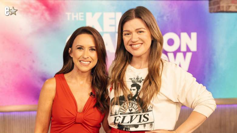 Lacey Chabert and Kelly Clarkson