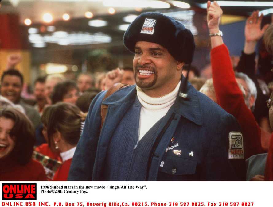 Sinbad in 'Jingle All the Way' (1996).
