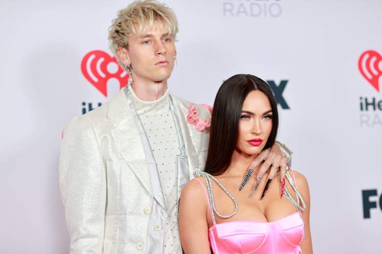 Machine Gun Kelly and Megan Fox attend the 2021 iHeartRadio Music Awards