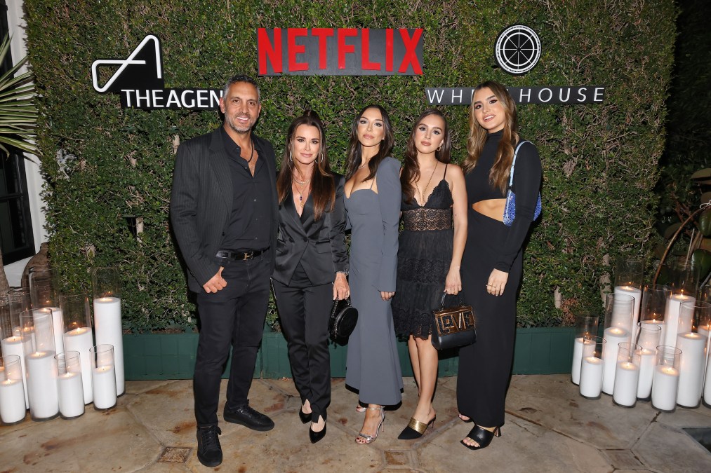 Mauricio Umansky, Kyle Richards, Farrah Brittany, Alexia Umansky and Sophia Umansky