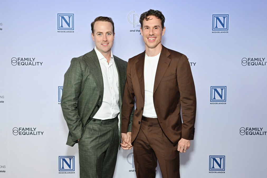 Bret Shuford and Stephen Hanna attend Family Equality's Night at the Pier at Pier Sixty at Chelsea Piers 
