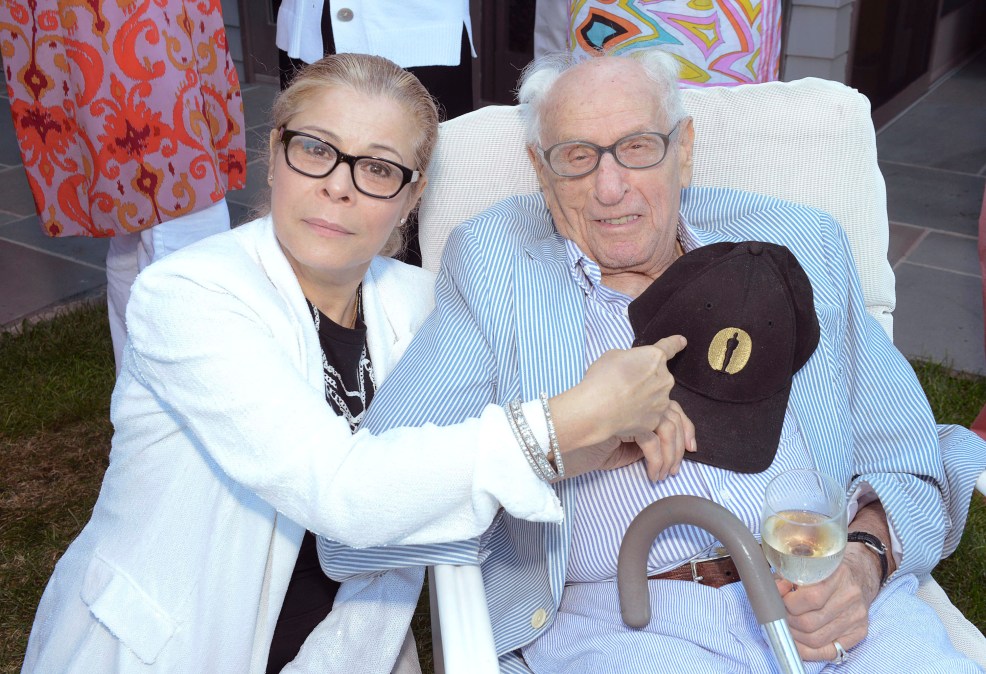 Roberta Wallach and Eli Wallach in 2012.