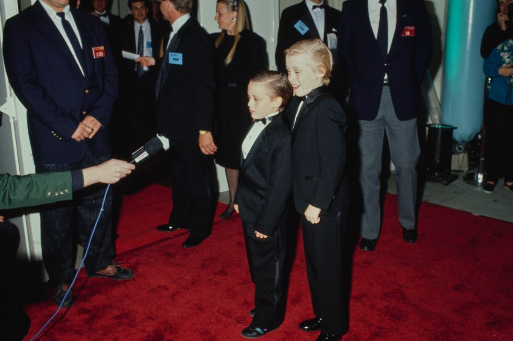 Kieran Culkin and Macaulay Culkin in 1991.