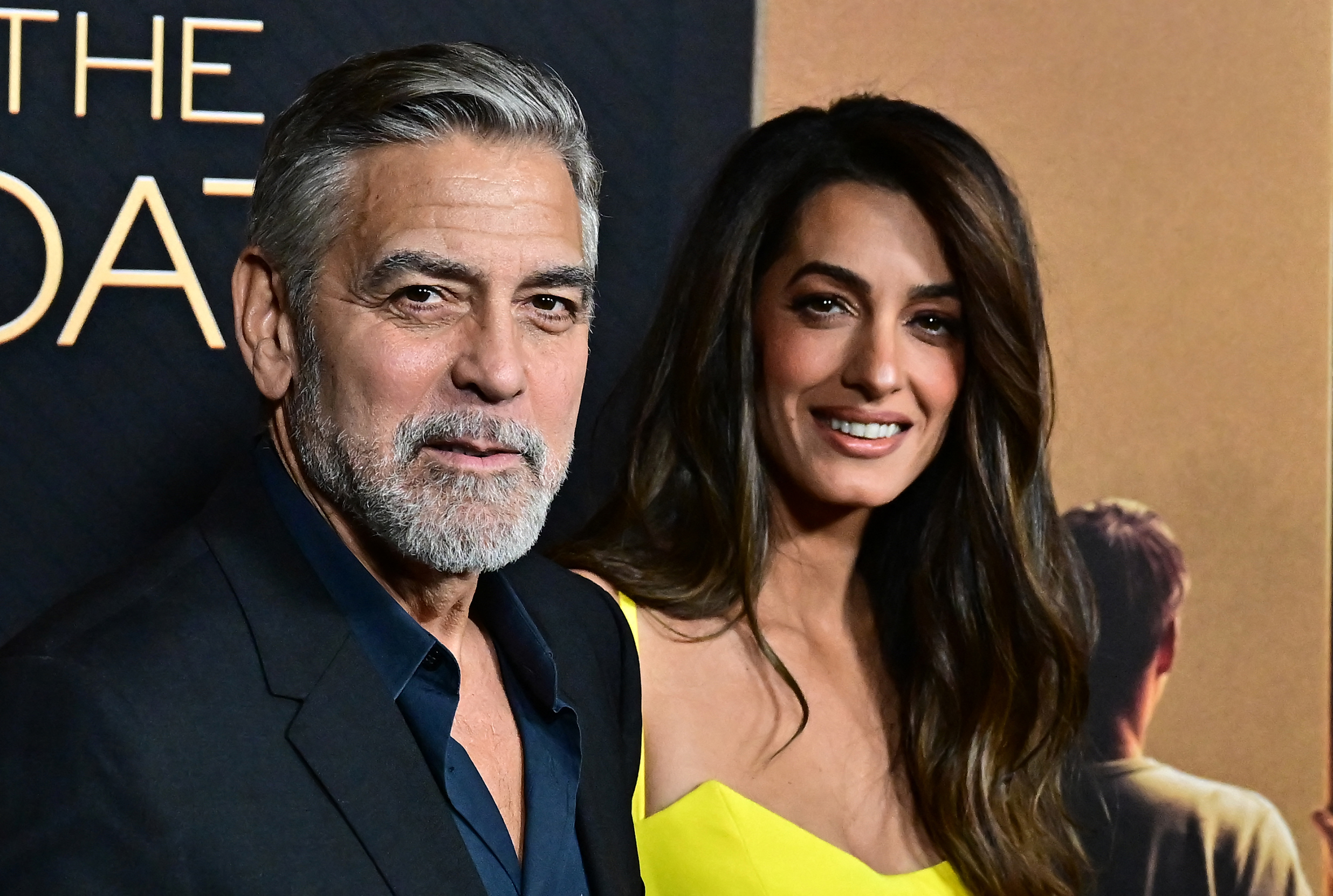 US actor George Clooney and his wife Lebanese-British barrister Amal Clooney