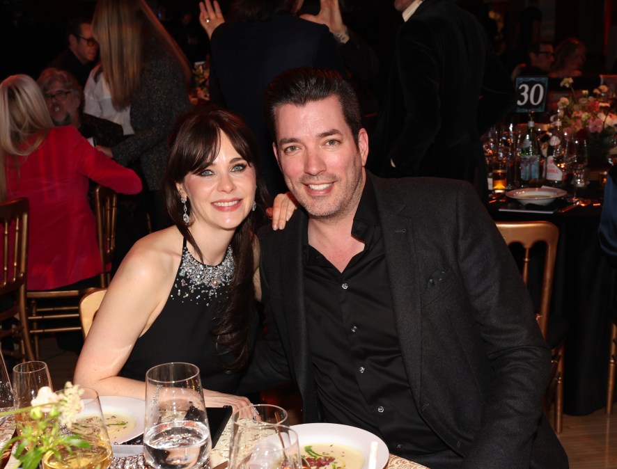 Zoey Deschanel and Jonathan Scott