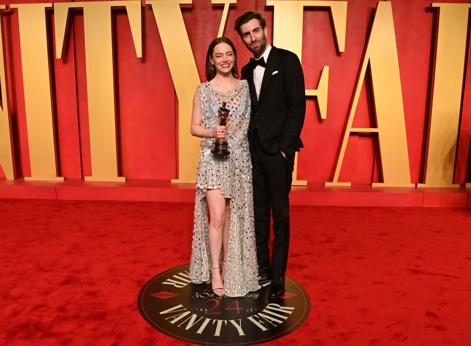 Emma Stone and Dave McCary