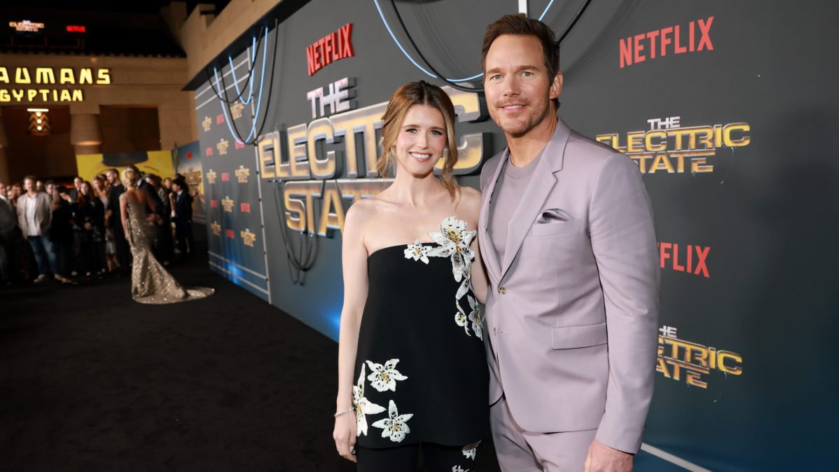 Katherine Schwarzenegger and Chris Pratt.