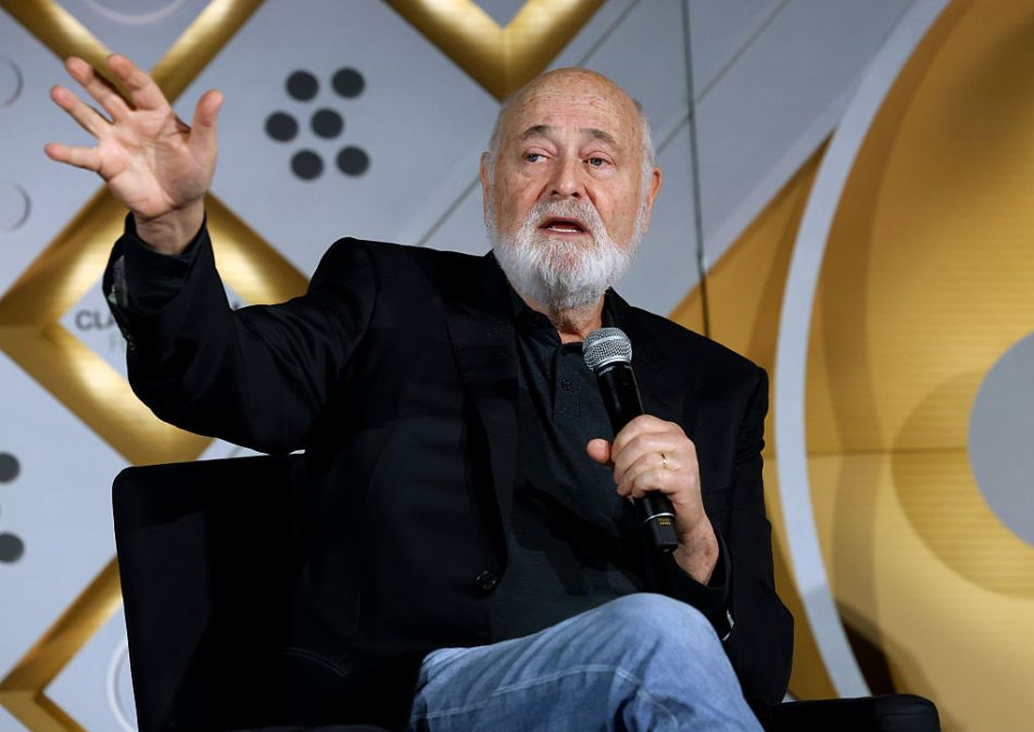 Rob Reiner speaks onstage at the screening of "Misery"