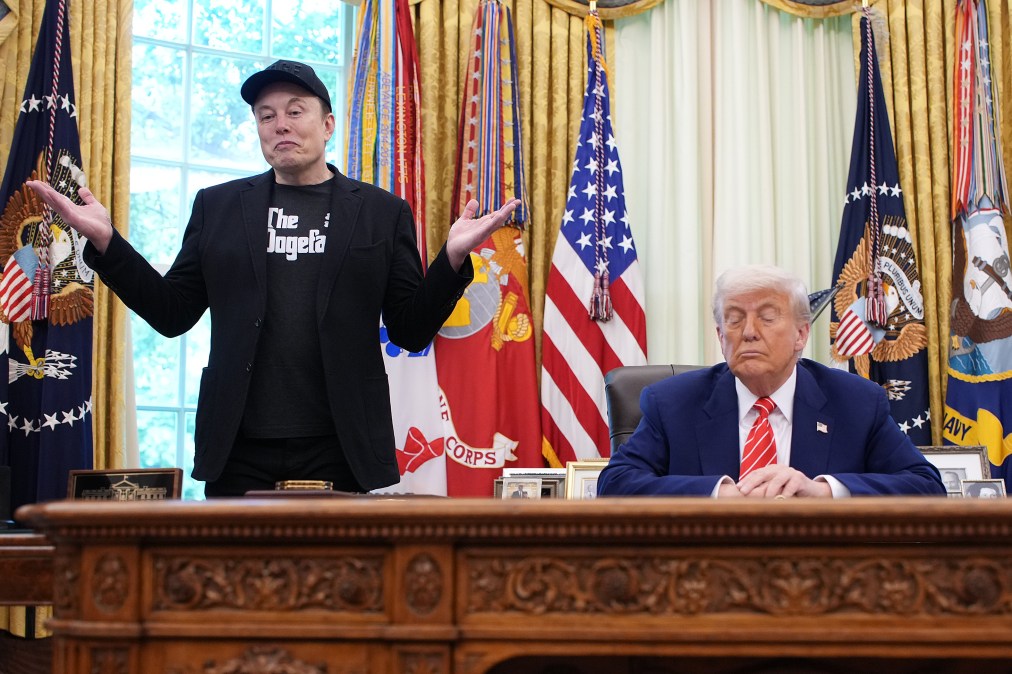 Elon Musk and Donald Trump.