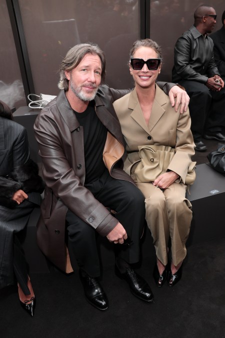 Edward Burns and Christy Turlington in 2025.