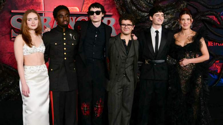 Sadie Sink, Caleb McLaughlin, Finn Wolfhard, Gaten Matarazzo, Noah Schnapp, Millie Bobby Brown