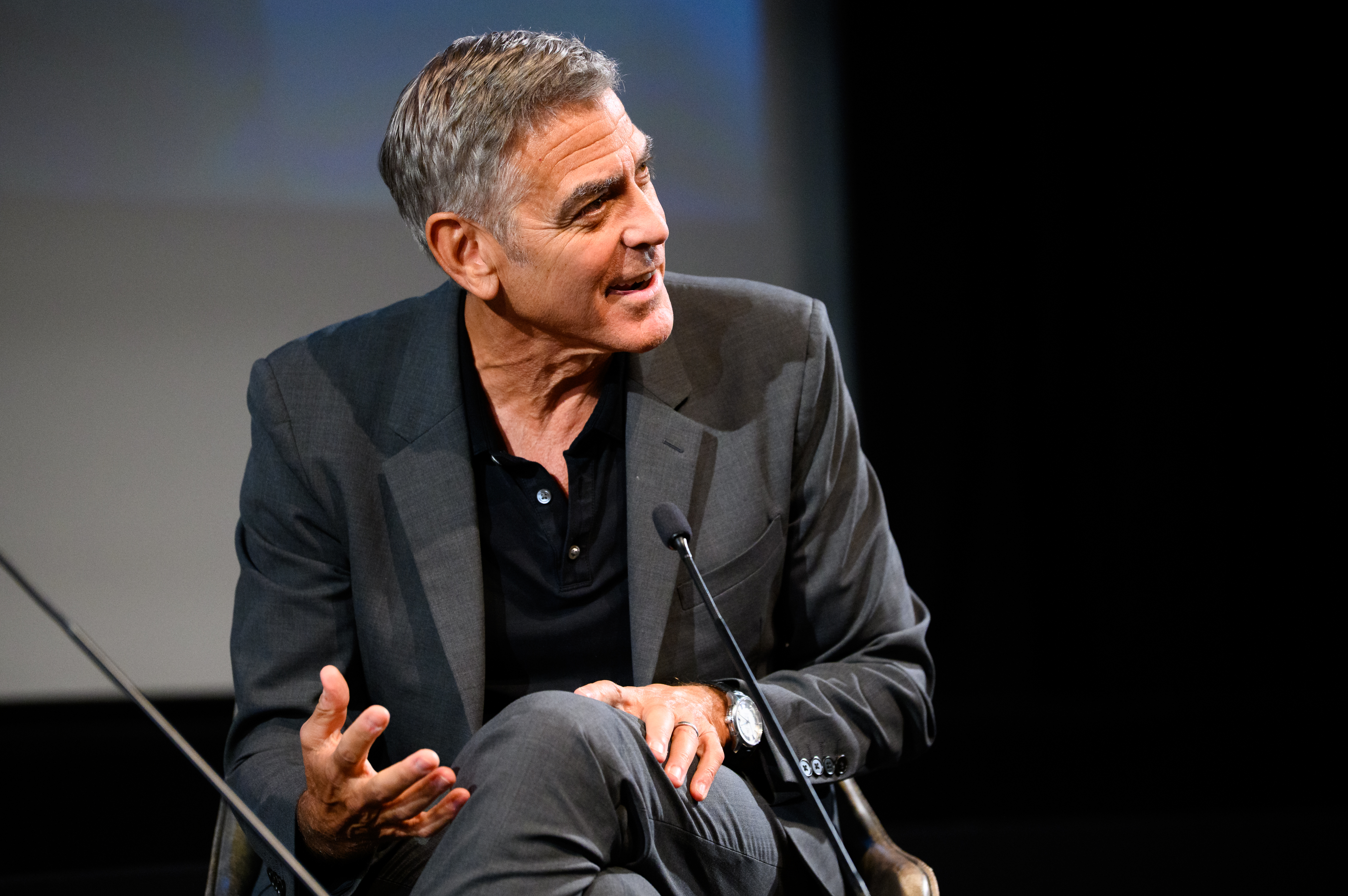 George Clooney attends 'BFI Presents: George Clooney in conversation'
