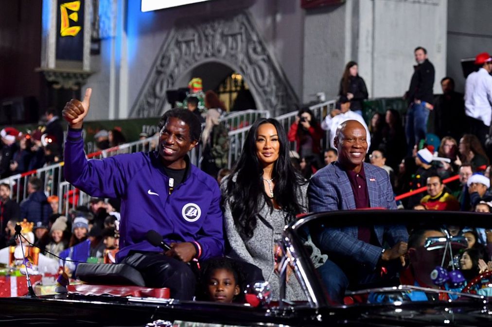 A.C. Green, Cecelia Scott and Byron Scott